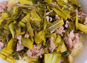 Hình của món Cơm rang dưa bò.