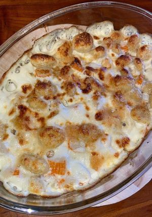 Une photo de Gratin Gnocchis Surimi 🍥
