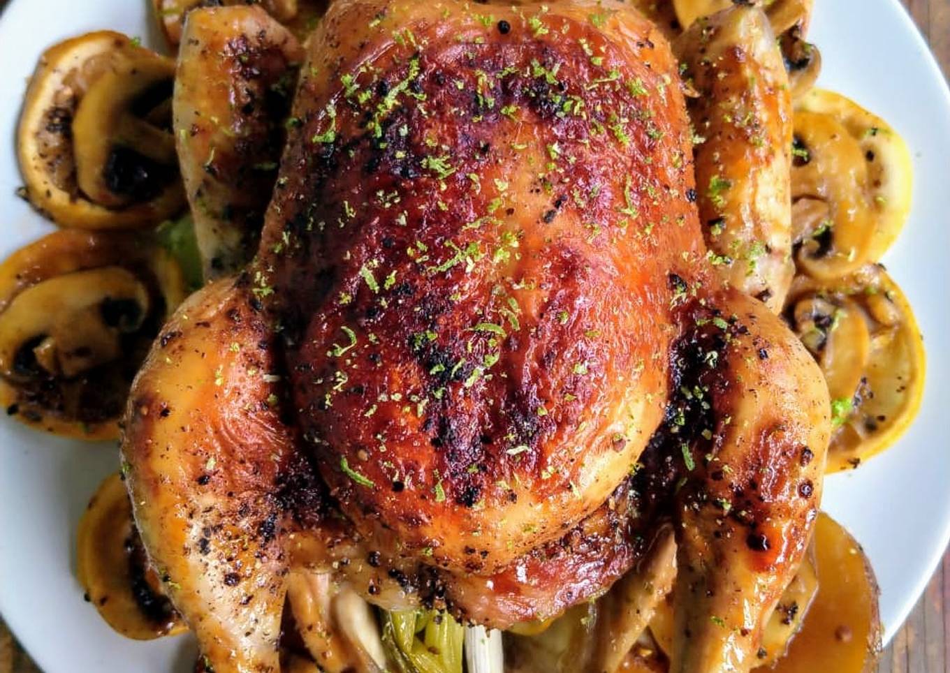 Honey Glazed Roasted Chicken