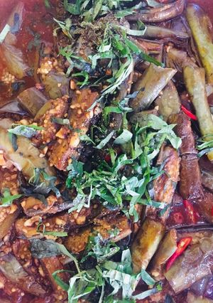 Hình của món Cà tím kho.