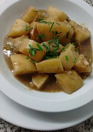 Una foto de Papas al Balsámico (micro-técnica)
