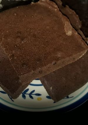 Una foto de Brownie de chocolate