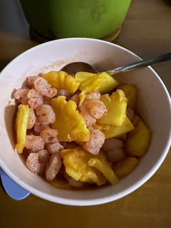 鳳梨素蝦球 的食譜成品照片