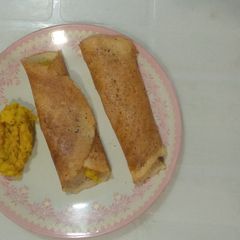 A picture of Rava masala dosa.