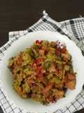 Oseng pare,pork belly dan ham (non halal)