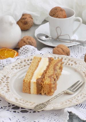Zdjęcie przepisu Ciasto,,orzeszek''.