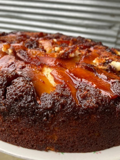 Una foto de Torta de Manzana Invertida