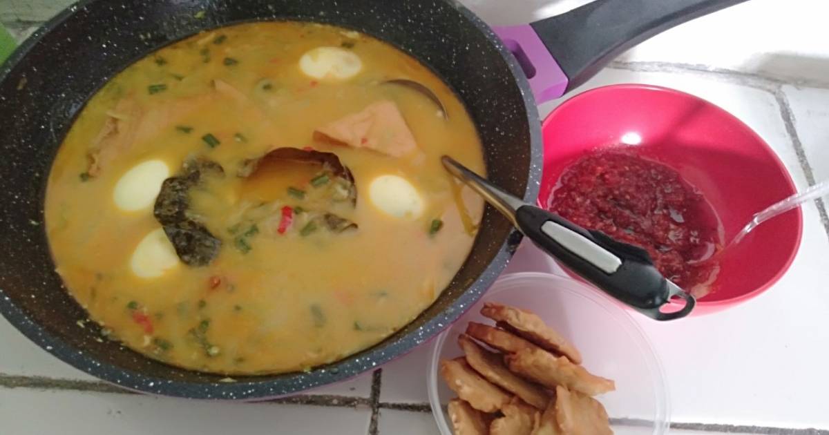 Resep Lontong Sayur Tempe Kacang Panjang Telur Tahu Coklat Oleh