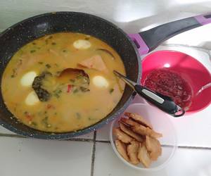 Cara Memasak Cepat Lontong Sayur Tempe Kacang Panjang + Telur, Tahu Coklat Enak Bergizi Cara Memasak Cepat Lontong Sayur Tempe Kacang Panjang + Telur, Tahu Coklat Enak Bergizi