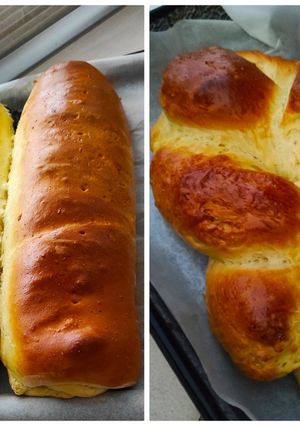 Egy tésztából diós, mákos és fonott kalács recept fotója