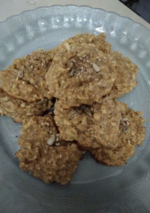 Una foto de Galletitas de manzana y avena saludables