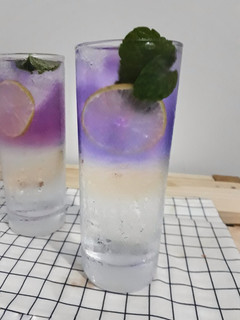 Foto resep Blue-Purple Lemon Squash