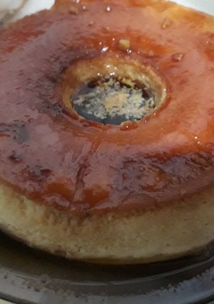 Una foto de Flan casero