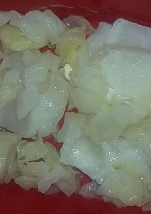 Una foto de Repollo sancochado con mantequilla