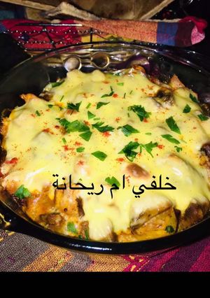 صورة لوصفة غراتان باذنجان بابسط الاشياء