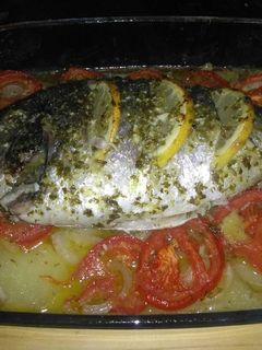 Una foto de Dorada al horno