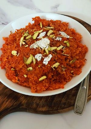 A picture of Gajar ka Halwa.