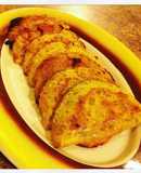 Empanadas de plátano verde al horno