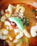 Caldo de camarón