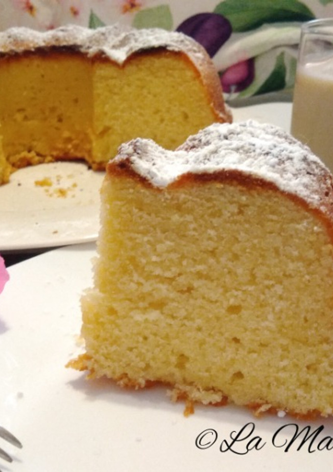 Una foto de Bizcocho de queso con limón