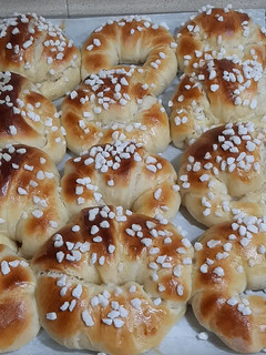 Una foto de Croissant de brioche con masa madre