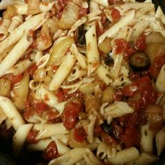 A picture of Rustic Eggplant Pasta.