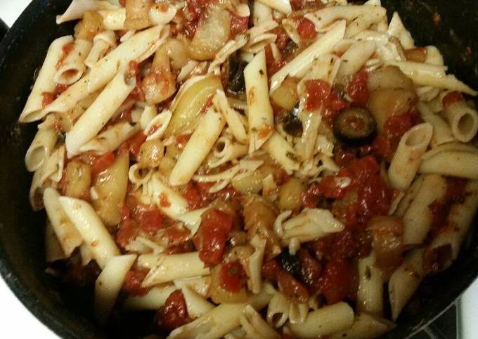 Rustic Eggplant Pasta