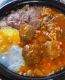 Bò né sốt xíu mại