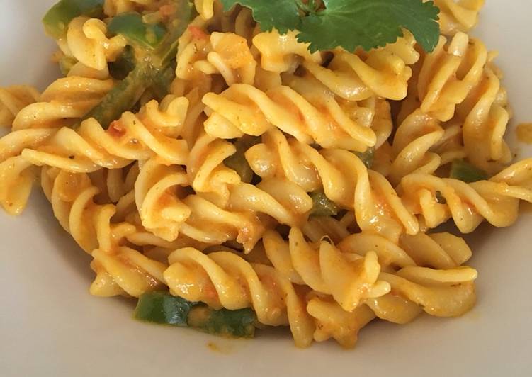 Simple Way to Prepare Homemade Red sauce creamy pasta