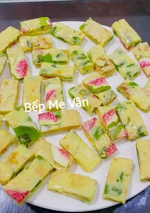 Hình của món Kẹo Nougat - Hạnh Phúc Kiwi Và Sung Sấy Giòn.