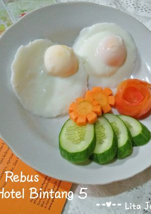 Foto resep Telur Rebus Ala Hotel Bintang 5
