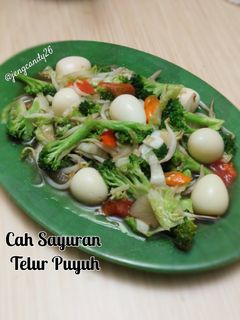 Foto resep 213. Cah Sayuran Telur Puyuh