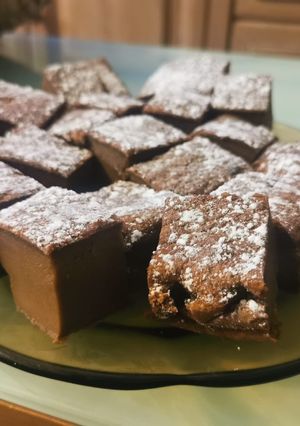 Una foto de Tarta de galletas y chocolate