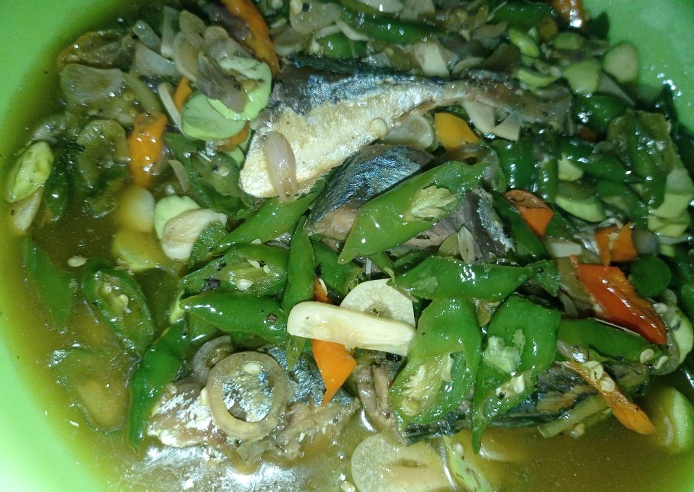 Tumis Ikan Asin Peda Pedas Simple