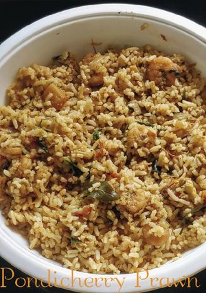 A picture of Pondicherry Prawn Rice# heirloom.