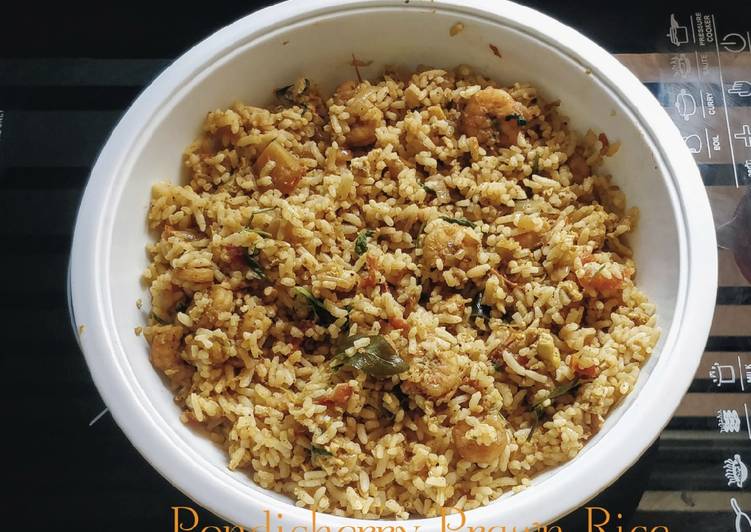 Recipe of Super Quick Homemade Pondicherry Prawn Rice# heirloom