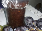 Dulce fácil y delicioso de uvas