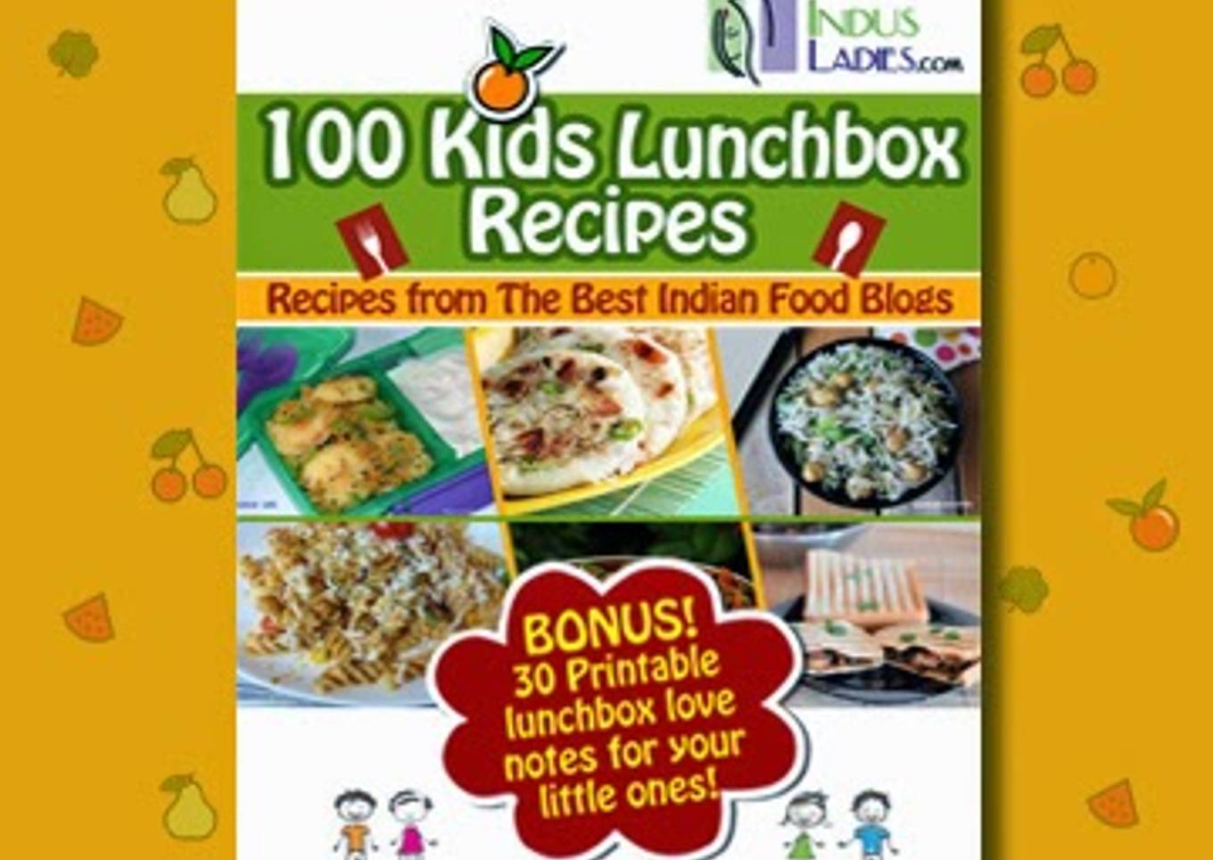 Kids Lunch box recipes e-book by Indus ladies and American Chop Suey