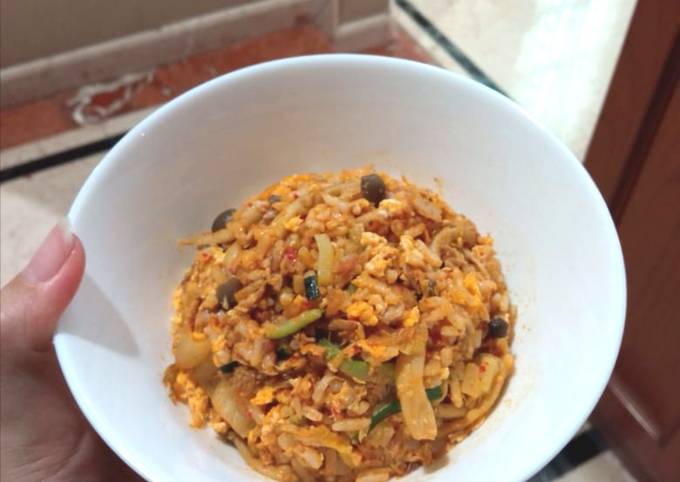 Resep Tuna Kimchi Fried Rice Anti Gagal