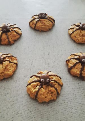 Une photo de Cookies araignées d'Halloween 🕷