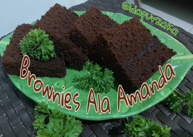 Langkah Mudah untuk Menyiapkan 026》Brownies Kukus Ala Amanda 🥰 yang Lezat Sekali