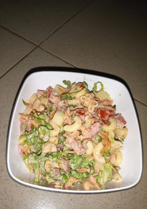 A picture of Pasta salad.