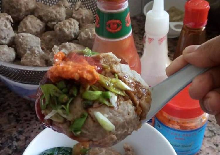 Langkah Mudah Menyiapkan Bakso Agar agar rumahan Anti Gagal