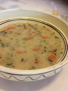 Fejtett bableves recept fotója