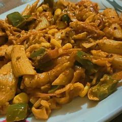 A picture of Corn pasta.