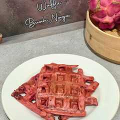 Waffle Buah Naga-レシピのメイン写真