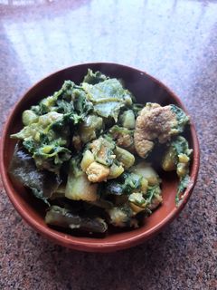 পালংশাকের ঘন্ট (palong saager ghonto recipe in Bengali) রেসিপির প্রধান ছবি