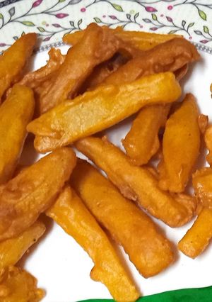 A picture of Fries aloo Pakoras.