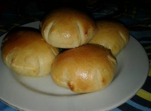 Foto resep Roti Bun Selai Blueberry