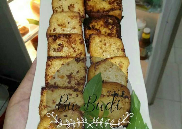 Tahu ungkep goreng